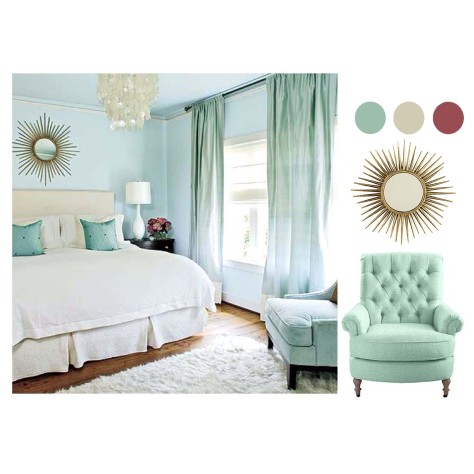 Decorating with Mint -- d.luxe designs